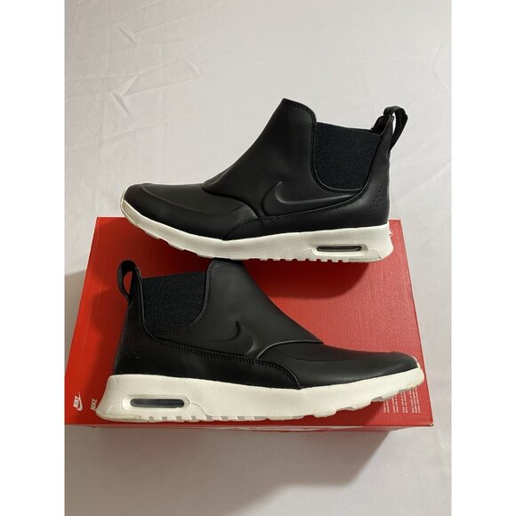 New Women’s Size 11 - Nike Air Max Thea Mid Black Sail 859550 001 - Picture 3 of 9